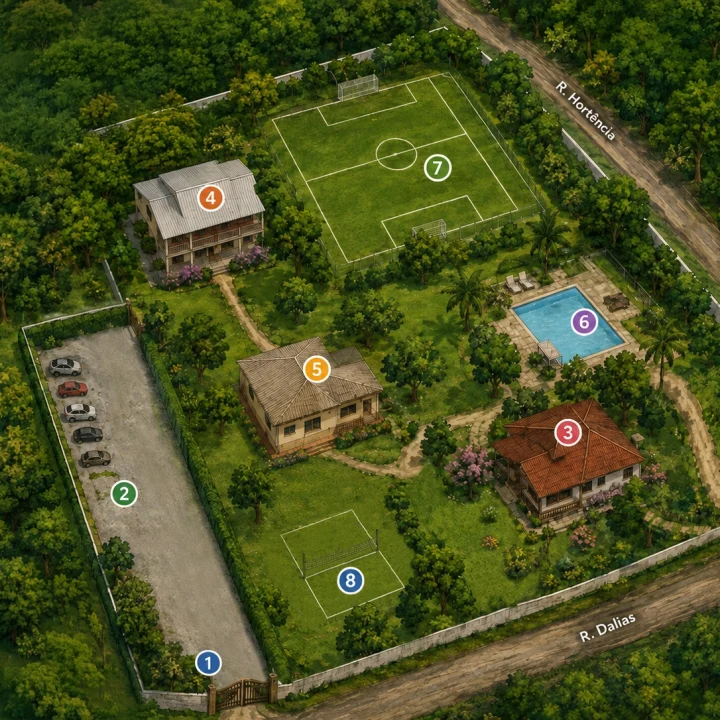 Mapa Sítio Casa Real